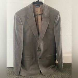 Hugo Boss Mens 42 L Brown Suit
